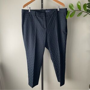 GAP Slim Crop Polka Dot Trouser Cropped Pant Plus Size 16R